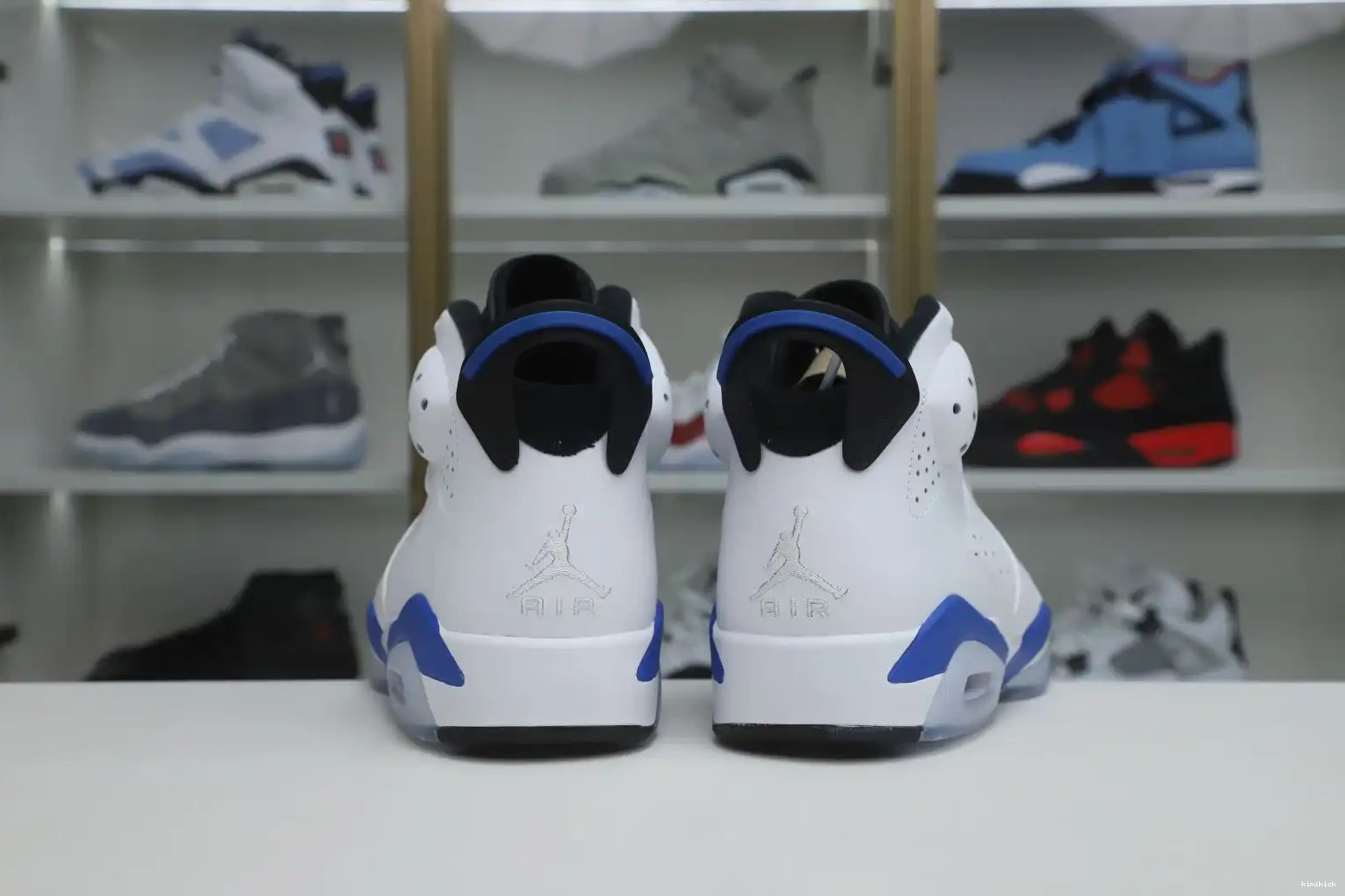 JORDAN RETRO AIR 6 SPORT BLUE Kimikick 0502